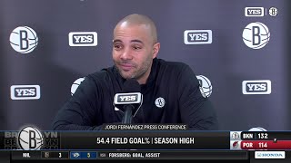 Jordi Fernández on win vs. Portland