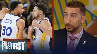 Warriors defeat Rockets in GM 5 despite KD's injury - Nick & Cris react | NBA | FIRST THINGS FIRST