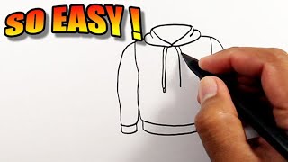 How to draw a hoodie easy | Easy Drawings