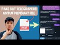 Cara membuat file PDF di HP Android menggunakan Bot Telegram