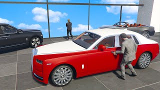 Stealing EVERY ROLLS ROYCE From Showroom in GTA 5!