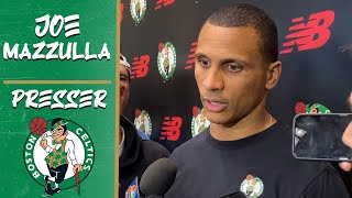 Joe Mazzulla Talks Recent Struggles at Celtics Practice