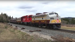 CP Business Train! RCP EMD FP9A 1401 \u0026 4107 with GP20C-ECO Leads CP 21B-05 5/7/17