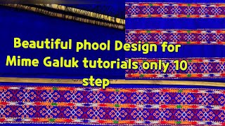 Beautiful Phool designs for Mime galuk Tutorial only 10 steps | Adi Traditional