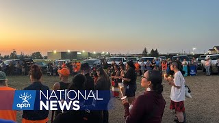 Vigil held for 15-year-old boy shot by two RCMP officers in Alberta | APTN News