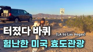 🇺🇸터졌다 바퀴, 미국 효도관광 첫 날 | LA에서 라스베가스 1박2일 vlog| 미국 렌트 주의사항, 오쇼 좌석후기, 보일링 크랩 | San Diego, LA, Las Vegas