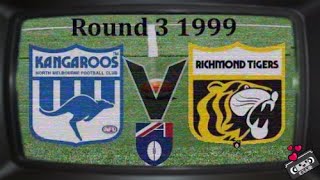 North Melbourne V Richmond - Round 3 at the MCG 9/4/99