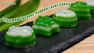 Herbal, Smooth, Silky 🌿 Can’t Have Enough | Asian Steamed Layer Cakes Recipe | Gluten Free | Vegan