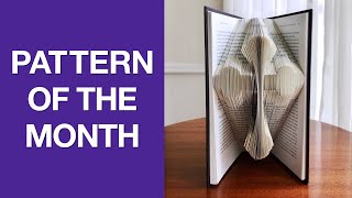 Book Folding Pattern of the Month for April: the Cross | Easter Book Art | Christian Holiday Crafts