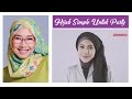 Hijab Simple Untuk acara Pesta - Ina Binandari ( One Minute Hijab Tutorial )