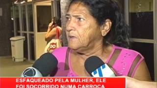 [RONDA GERAL] Homem é esfaqueado pela mulher e socorrido em carroça