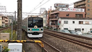 常磐線各駅停車209系1000番台マト82編成ラストラン