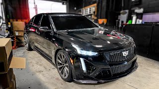 I PUT THE MOST ILLEGAL TINTS ON MY CADILLAC CT5 V BLACKWING...