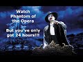 Free The Phantom of the Opera Musical to Watch #TheatreatHome No:11 - (Only on the 17th April)