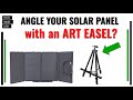 Solar Angle using an Art Easel
