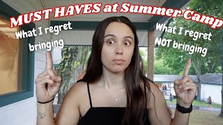 Counselor MUST HAVES at Camp | Summer Camp Essentials