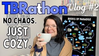 COZY Reading in Paradise: Dragons, Aliens, \u0026 Ghosts! | TBRathon 2025 Vlog