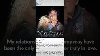 Pamela Anderson says that Tommy Lee was her only love #tommylee #pamandtommy #pamelaanderson