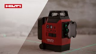 DÉCOUVREZ le laser multiligne excentrique à faisceau vert Hilti PM 30-MG