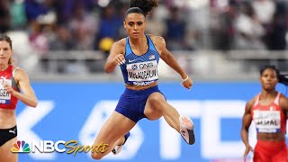 Sydney McLaughlin soars into Doha 400m hurdles final | NBC Sports