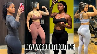 FULL WEEK OF WORKOUTS | Current split, How to be consistent, My transformation, etc