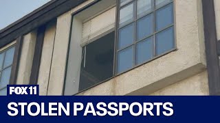 Passports stolen from Canoga Park home; Victims in custody