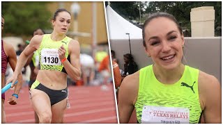 Abby Steiner HINTS At Running The Open 400m