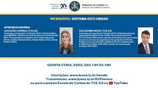 Webinário: Sistema Geo-obras