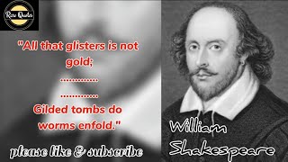 Top & Best William Shakespeare's Quotes #quotes #rarequotes #shakespeare #williamshakespeare