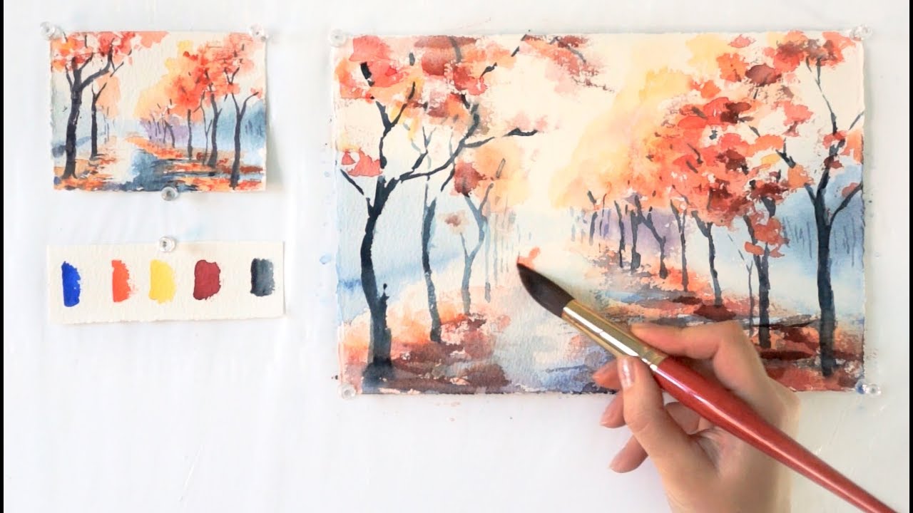 Watercolor Art Tutorial Step By Step Videos - Ronda Leydecker