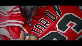 How It's Made: Custom Ostrich Skin Michael Jordan Throwback Jersey