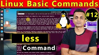 Linux Basic Command - 12 | less Command in Linux With Example | In Hindi