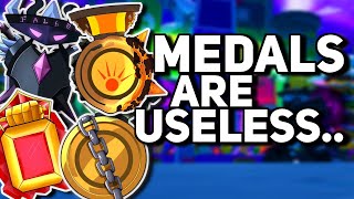 History of Medals | Once Useful And Now Useless.. | Roblox TDS | Tower Defense Simulator