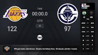 Los Angeles Lakers @ LA Clippers | TNT Live Scoreboard