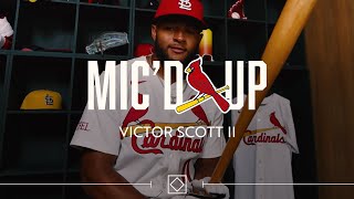 Mic'd Up: Victor Scott II at Media Day | St. Louis Cardinals