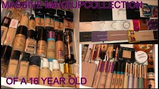 MASSIVE MAKEUP COLLECTION OF A 16 YEAR OLD | 2019