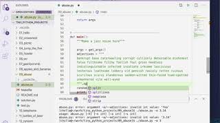 Tiny Python Projects: Ch 9 Pt 4 (Using triple quoted strings)