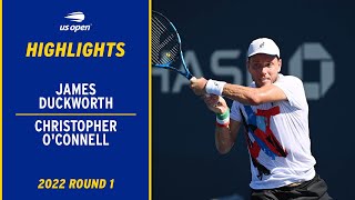 James Duckworth vs. Christopher O'Connell Highlights | 2022 US Open Round 1