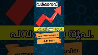 സ്വർണ്ണവിലയിൽ ഉയർന്നത് ഒരു പവന് 960 രൂപ...#keralagoldrate #todaygoldrate #gold #goldprice #shorts