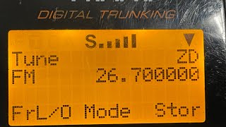 26.700 MHz (with 26.695 MHz and 26.705 MHz offsets) UK Paging Signals Morning Fade In - 6 March 2023