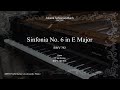 J.S. Bach: Sinfonia (Three-Part Invention) No. 6 in E Major BWV 792 (Piano)