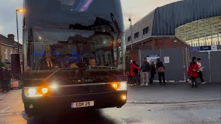 ARSENAL BUS PARKING UP Selhurst Park LIVE delivered MIKEL ARTETA \u0026 players Crystal Palace v Arsenal