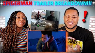 Heavy Spoilers "SPIDERMAN No Way Home Official Trailer Breakdown" REACTION!!!