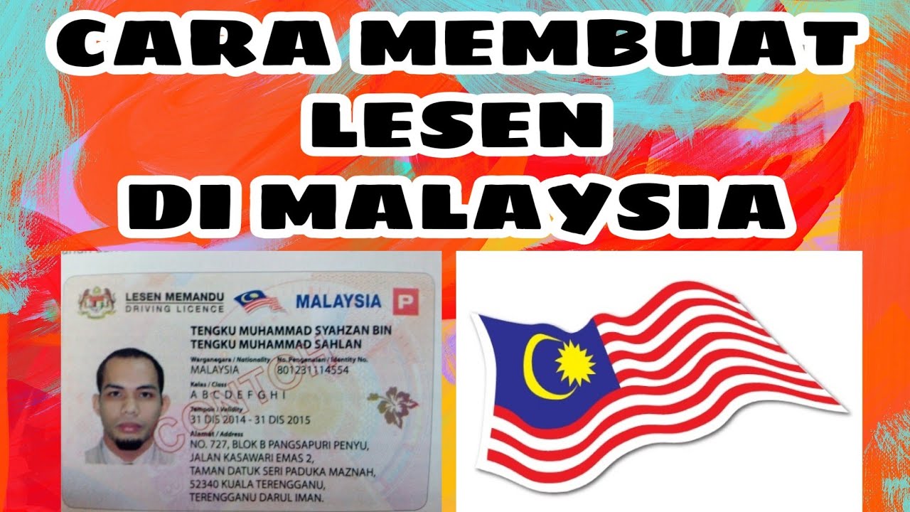 CARA MUDAH MEMBUAT LESEN MEMANDU DI MALAYSIA - YouTube