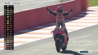 FULL RACE MotoGP Valencia 2017 Marquez juara dovi crash