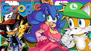 TAILS GOOGLES Sonic and Mario Crossover | PRINCESS SONIC!