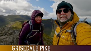 Grisedale Pike | 2595 ft (781 m) | Clear 360 degree summit views in strong wind