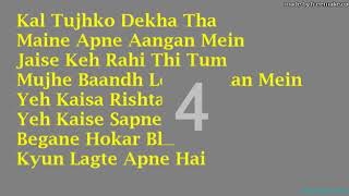 Pal Pal Dil Ke Paas - Kishore Kumar Hindi Full Karaoke with Lyrics