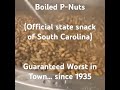 Boiled P-Nuts (okay, peanuts) freshly boiling #boiledpeanuts #peanuts #GuaranteedWorstInTown