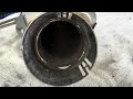 bmw r1300 gs akrapovic double barrel exhaust with db killer removed